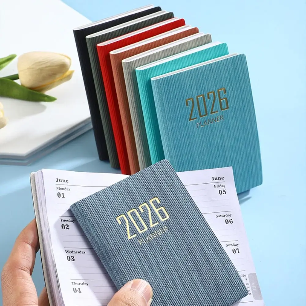 Tragbare A7 2026 Agenda-Buchtasche mit Kalender, Tagebuch, Wochenplaner, Terminbuch, Schulbüro – Detail 21