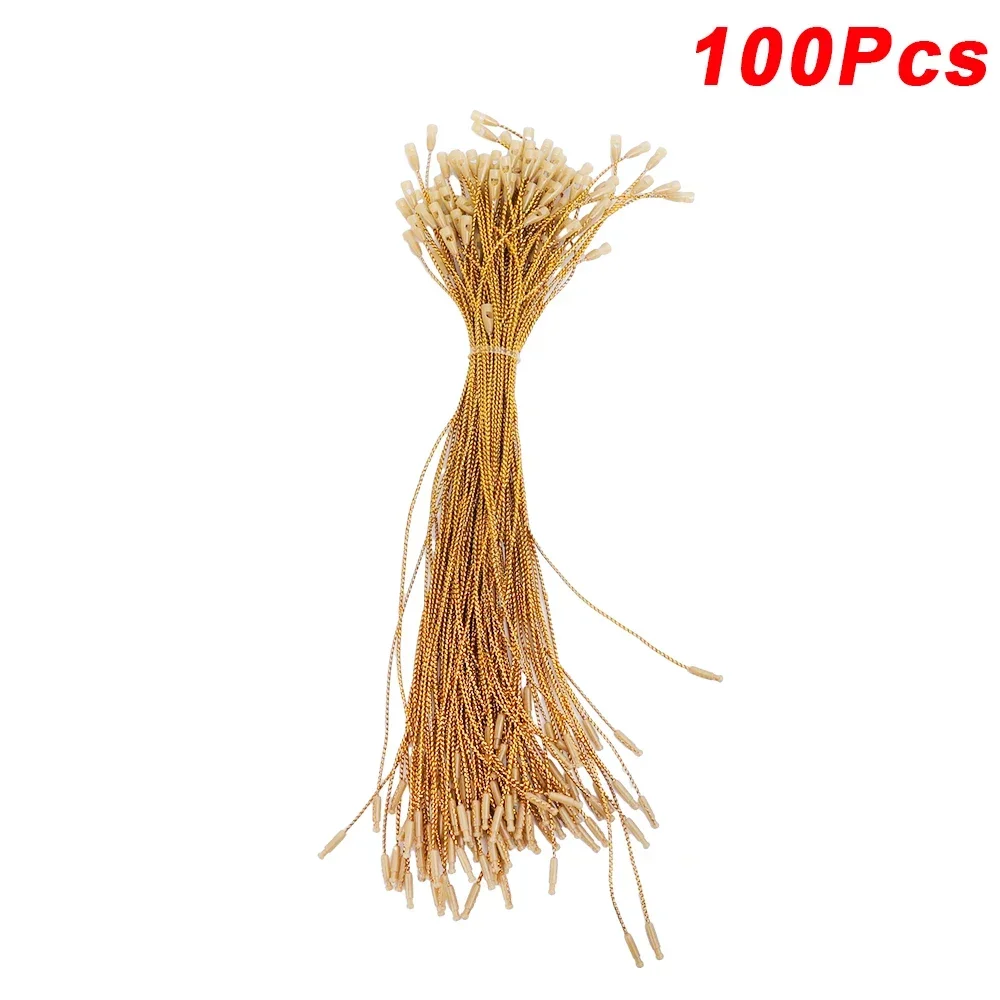 thumbnail image 1 of 200/100 piezas de adornos de bolas navideñas redondas, tapas de perchas doradas extraíbles para bricolaje, bolas de árbol de Navidad, decoración de fiesta de año nuevo para el hogar, 1 of 5