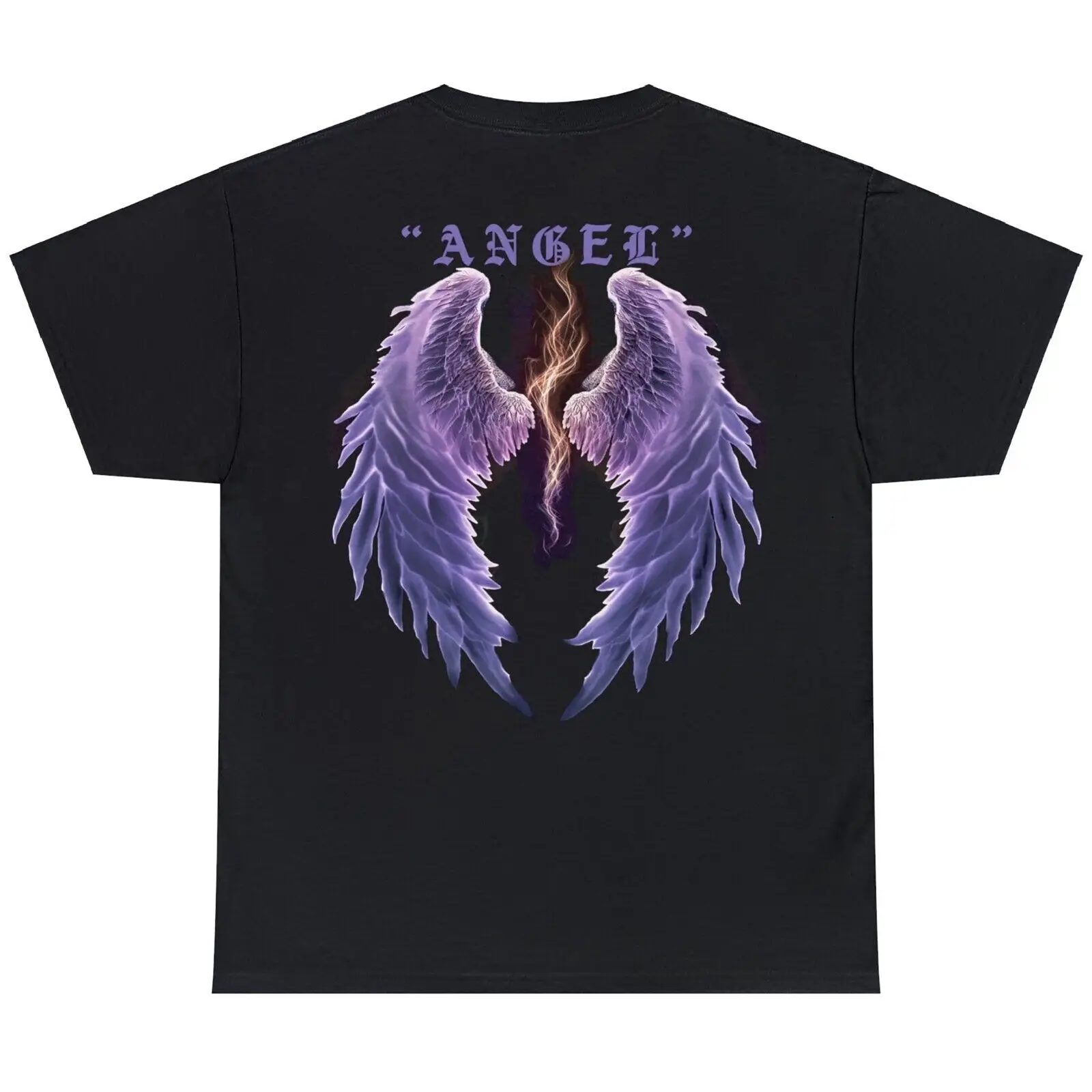 

Fantasy Angel Wings Tee, Unisex Men's Fantasy Graphic Angel T Shirt S-5XL