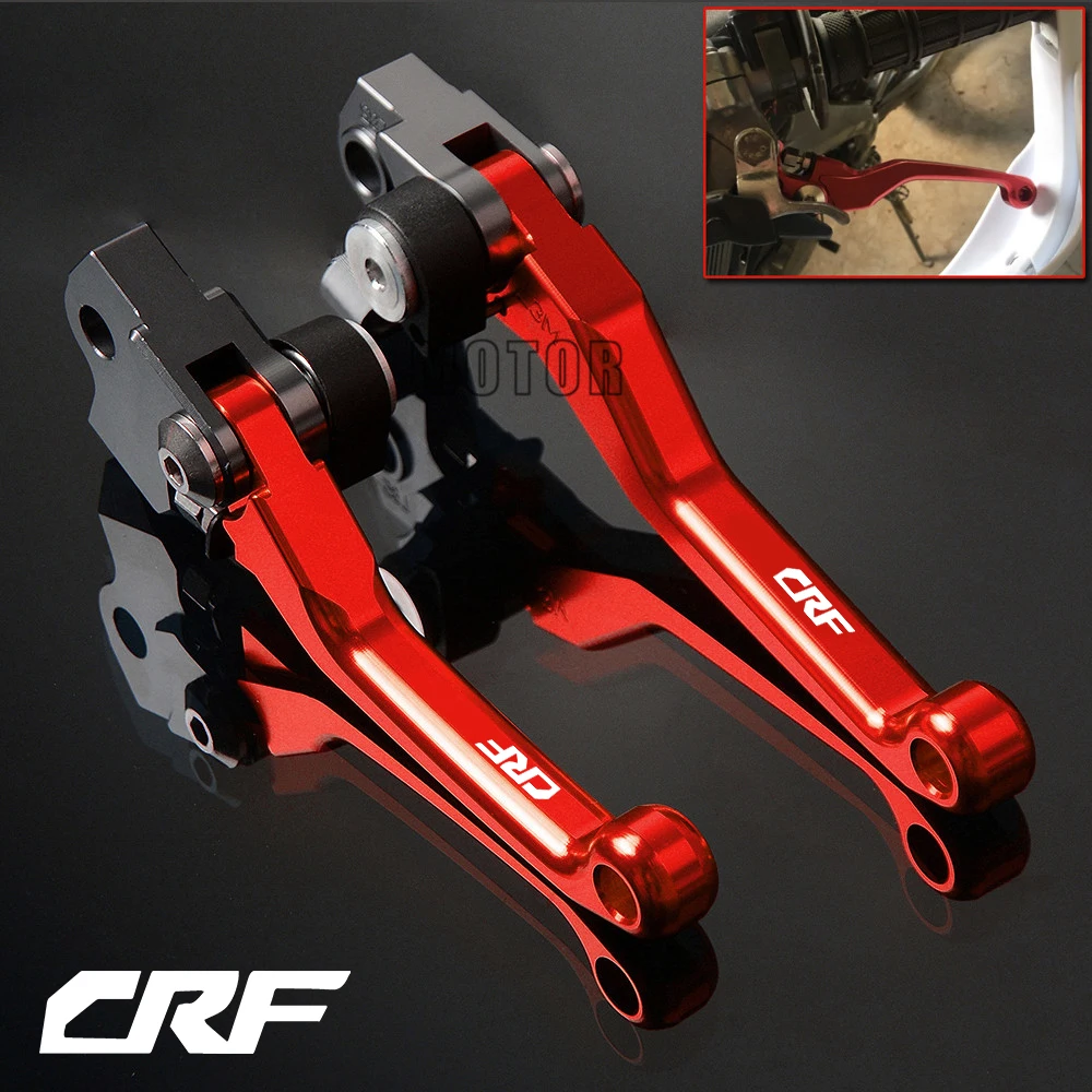 Motorcycle Clutch Lever For HONDA CRF 250R 450R 250X 450X 230F Foldable Brake Clutch Levers CRF250R CRF450R CRF250X CRF450X CRF230F CRF250L/M 2003-
