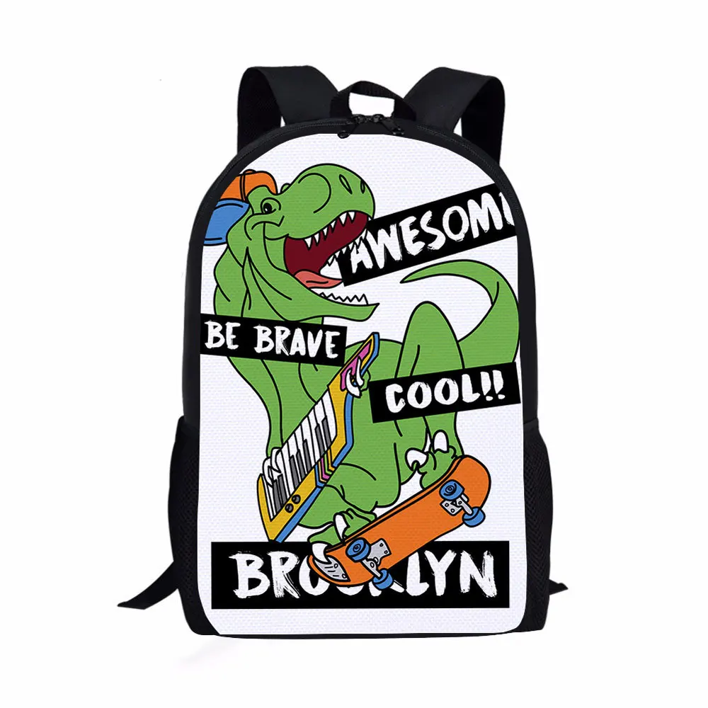 Dinosaur Children Cartoon Backpacks In Kindergarten Girls School Bags Boys Large Capacity Backpack Computer Bag 16 Inches Hot