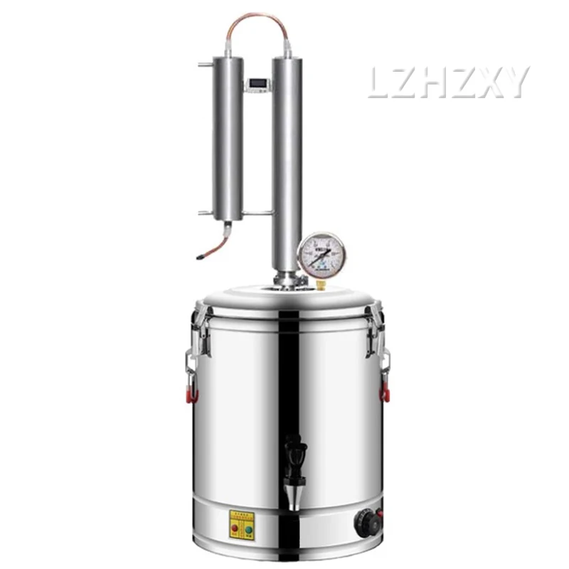 50L Alcohol Whisky Moonshine Still Small Wine Steamer Pure Dew Distillation Machine Small Household Essential Oil Extractor