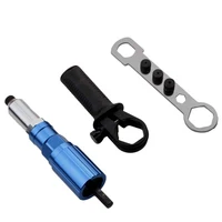 Quickly Pull 2.4-4.8mm Rivet Nut Gun Drill Adapter Cordless Riveting Tools Electric Rivet Gun Set Insert Nut Pull Electric Tool 1