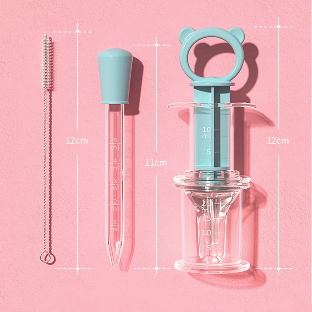 PP Silicone Safety Toddler Medicine Feeder Anti-Choke Infant Baby Dropper Type Feeder silicone feeding spoon