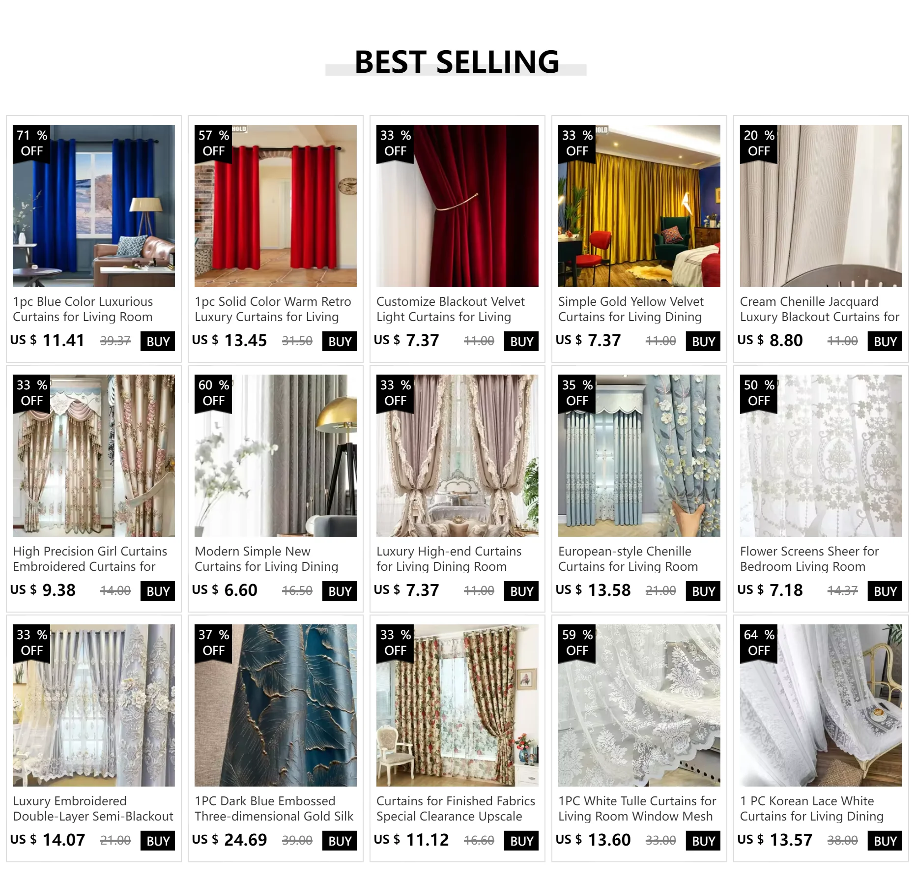 Description Picture 2 of itemNordic Modern European Style Embroidered Gauze Curtains for Living Room Luxury Three-dimensional Window Screens Window Bedroom