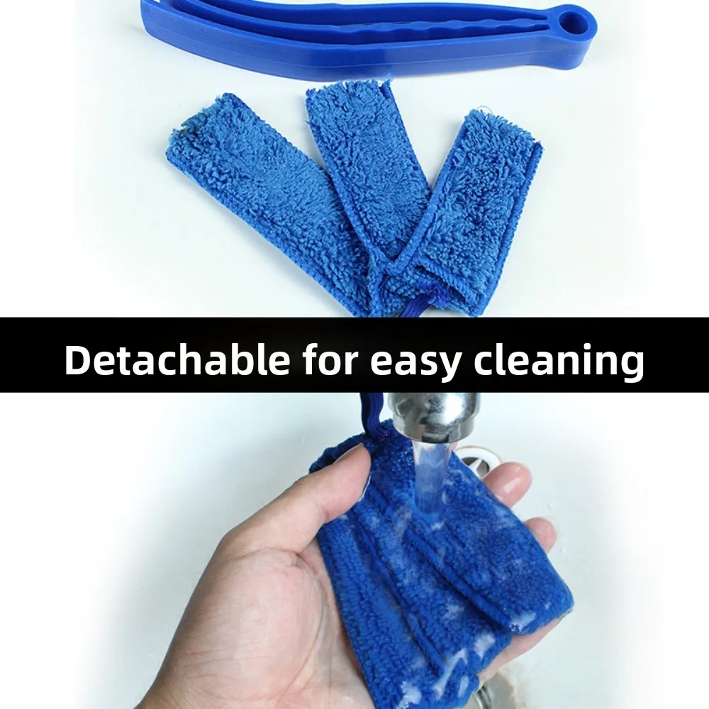 Household Cleaning Brush Dust Removal Dusters Cleaning Tools Removable Machine Washable Microfiber For Windows Curtains Blinds 4
