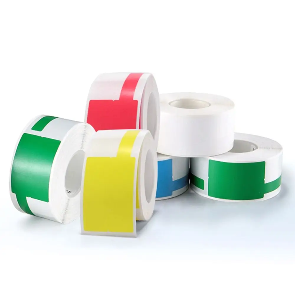 Description Picture 5 of item100Pcs/roll Cable Labels Self-Adhesive Waterproof Wire Marking Ties Laser Printer Sticker Network Organizer Wiring Accessories
