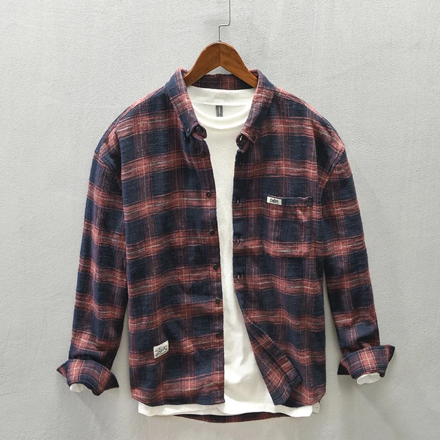 mens designer flannel shirts