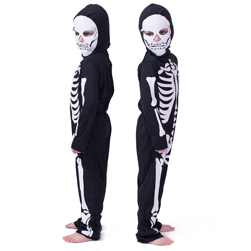 

Halloween Costume Children's Performance Costume Cosplay Costume Prom Men's And Women's Skeleton Ghost Dresses Horror Clothes