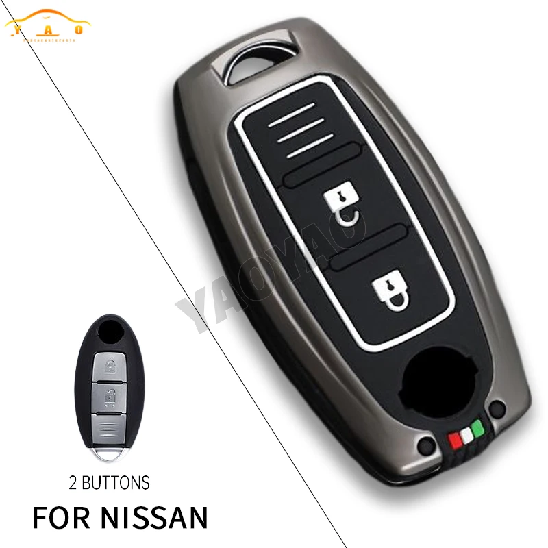 

Car Flip Key Case ShellFor Nissan Rogue XTrail T32 T31 Qashqai J11 J10 Kicks Tiida Pathfinder Murano Juke Versa Note Infiniti