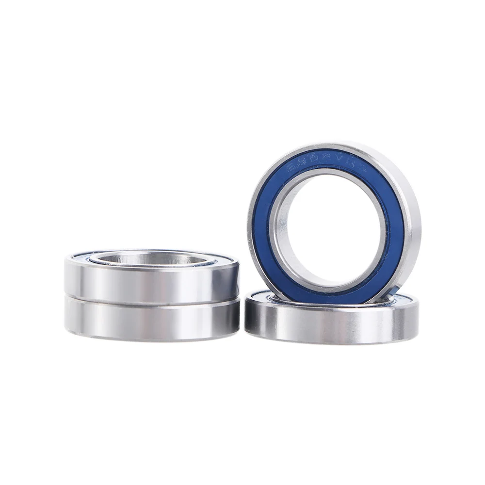6802 VRS MAX Bearings 15*24*5mm Bike Pivot Chrome Steel Blue Sealed with Grease 6802LLU Cart Full Balls Bearing 4 PCS miniature ball bearings bicycle ball bearing bike headset bearings
