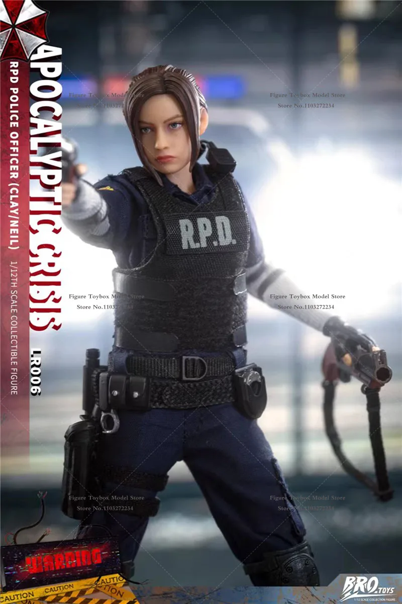 BROTOYS 1/12 LR006 クレア ジル BROTOYS LR006 1/12 Jill Clair Cool Girl Action Figure