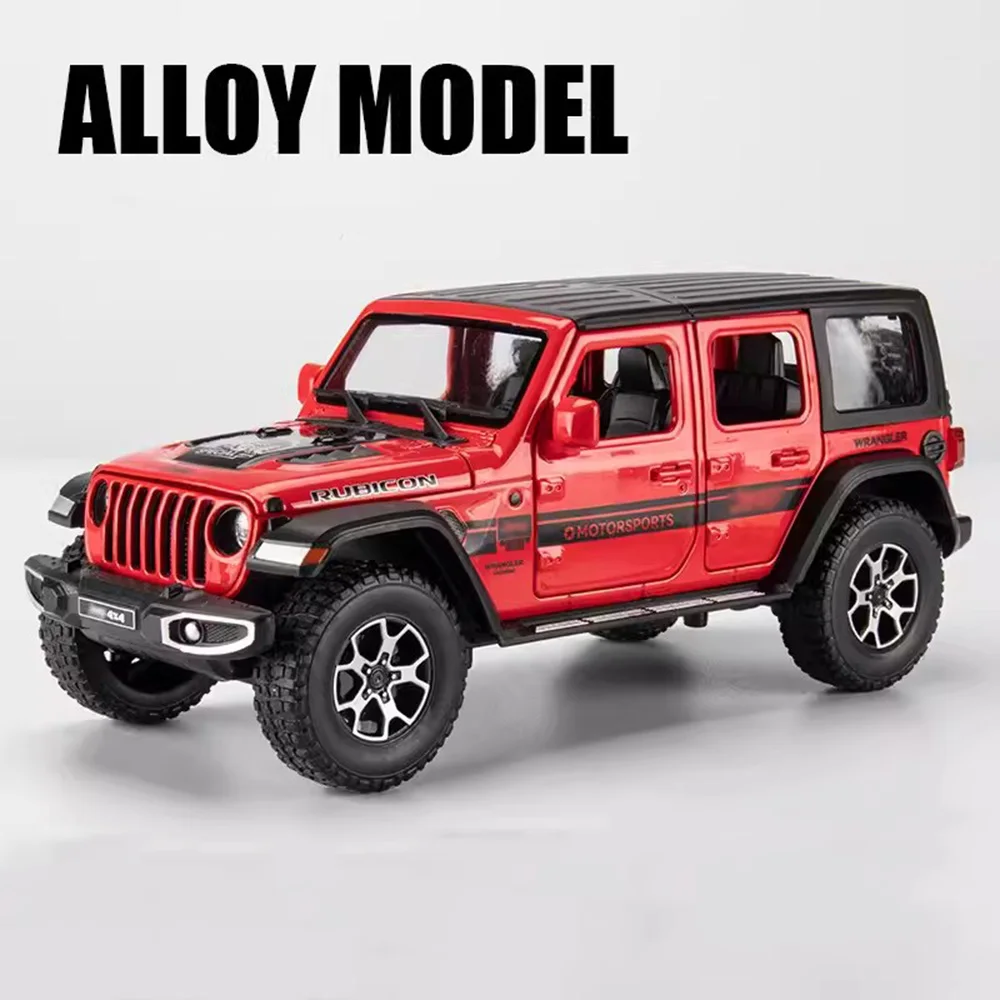 Wrangler G63 Alloy Diecast Off-Road Toy Car with Sound and Light Effects