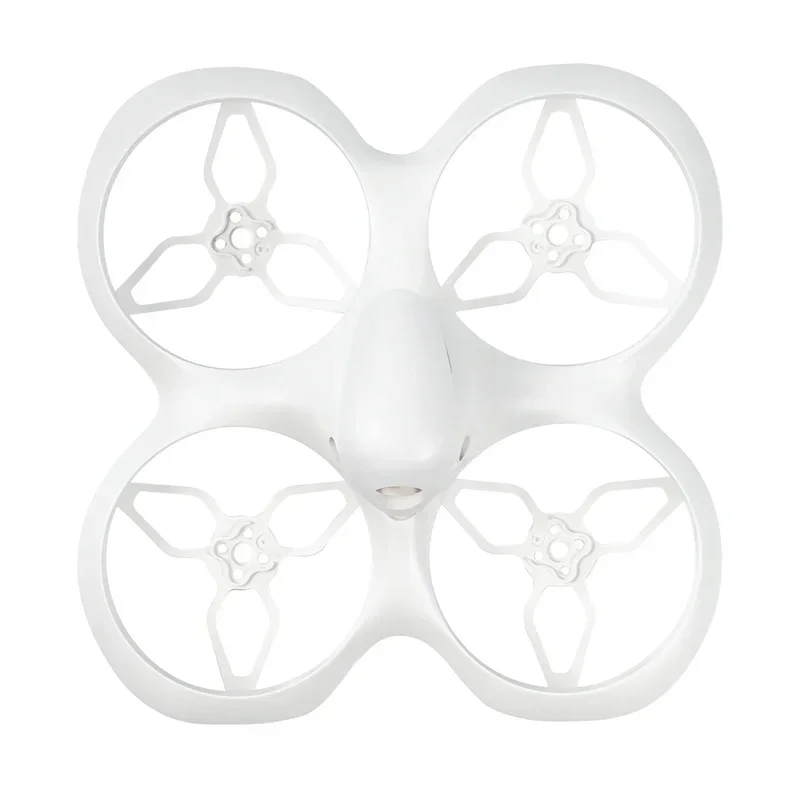 Cadre de remplacement Cetus X Brushless Whoop 94mm pour drone FPV, angle latéral révélant l'épaisseur et les renforts.