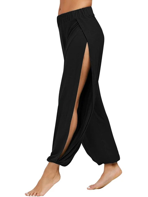 Side Slit Beach Pants - ShopperBoard