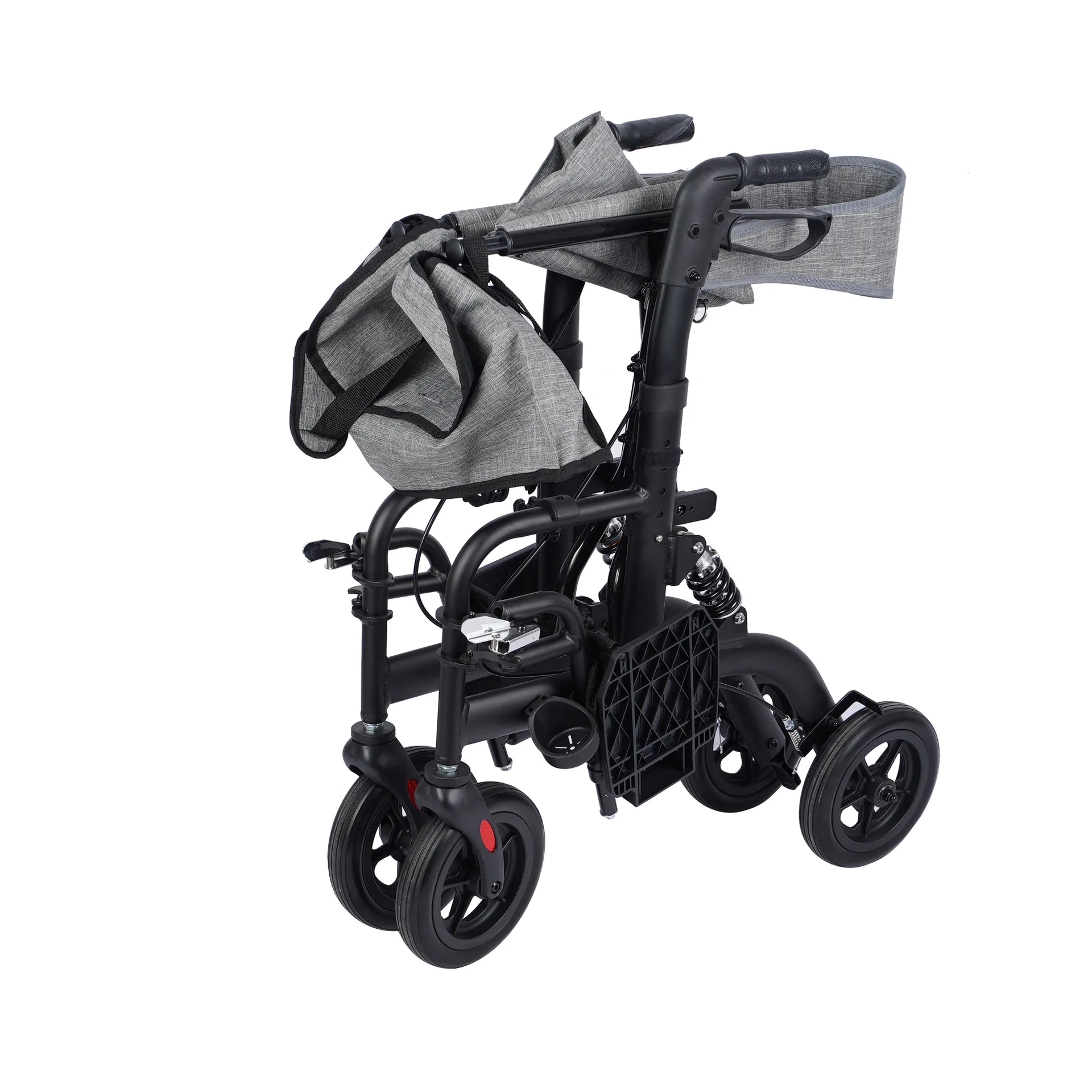 Elderly walker assisted walking special wheelchair hand push scooter can be pushed and sat