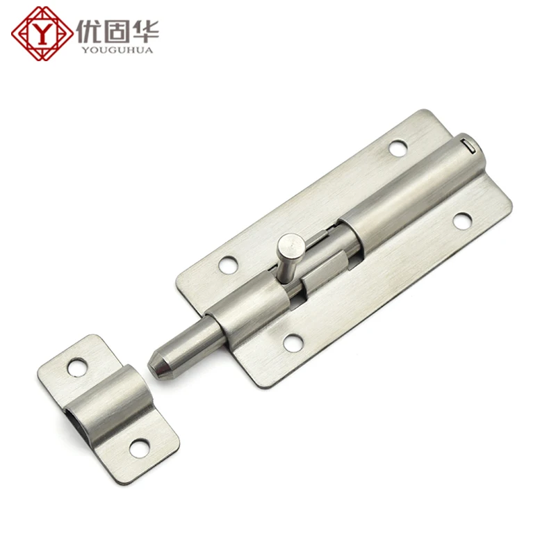 Description Picture 3 of itemSlide Barrel Bolt Latch 3 Inches Sliding Latch Lock, Stainless Steel Sliding Lock for Door Security