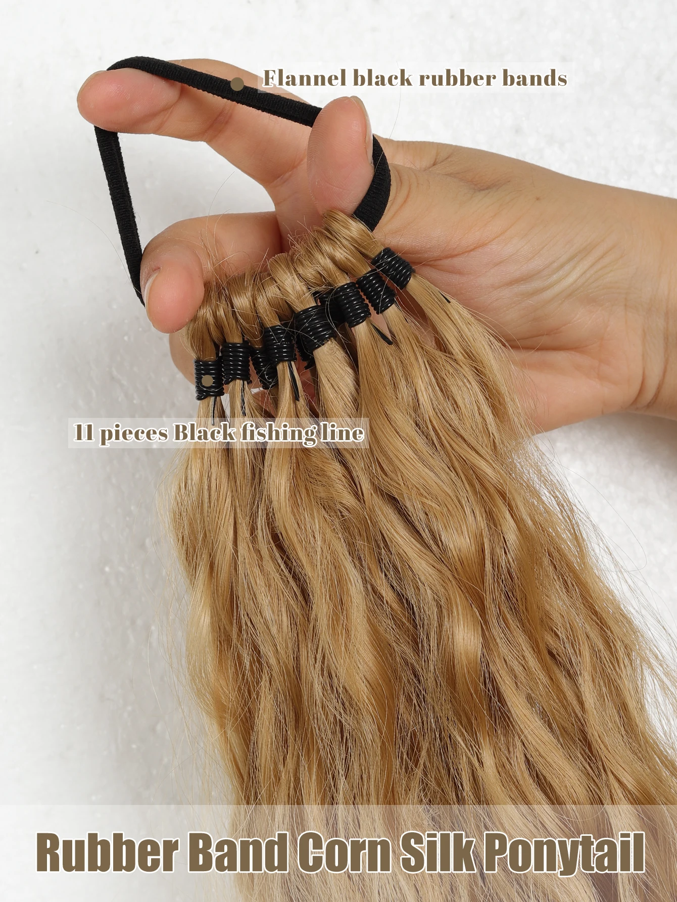 Synthetic Curly Ponytail Hair Extensions for Daily Party Use