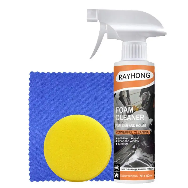 

Multipurpose Foam Spray Car Interior Cleaning Foam All Purpose Household Cleaners For Kitchen Bathroom Car Leather Seats