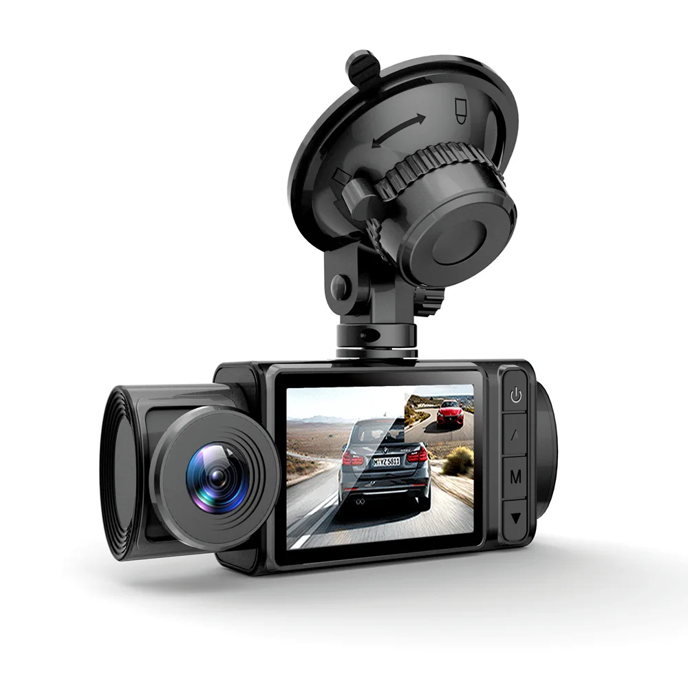 

Three Channel Dash Cam 3 Camera For Car Video Recorder 2 inch HD 1080P DVRs Video Registrator 24h Parking Monitor Camcorder