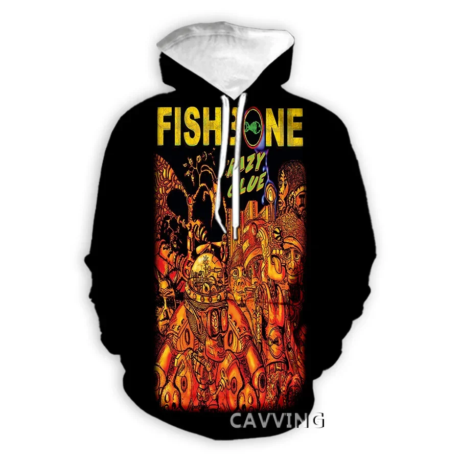 Fishbone 밴드 후드 스웻셔츠, 하라주쿠 후드 스웻셔츠, 상의, 여성 및 남성 의류, 3D 프린트 패션
