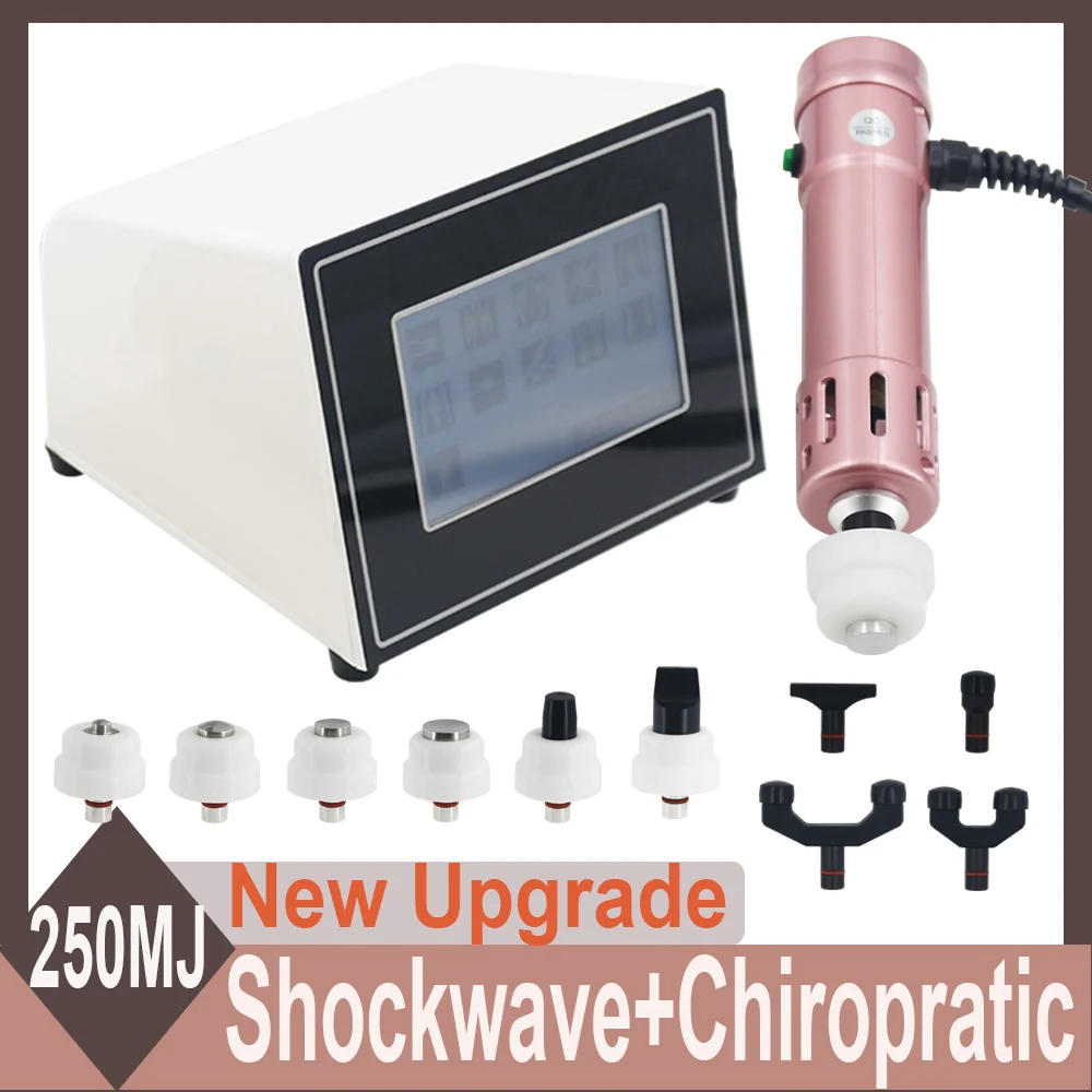 

2023New Shock Wave Device 2 In 1 ED Massager Erectile Dysfunction Treatment Massage Gun Chiropractic Shockwave Therapy Machine