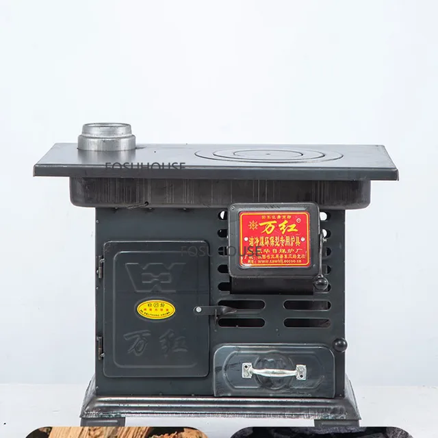 Kültéri Kimeneák Vastag Fűtési Tűzhely Tűzifa Háztartási Udvar Kerti Univerzális Öntöttvas Máglya Állvány