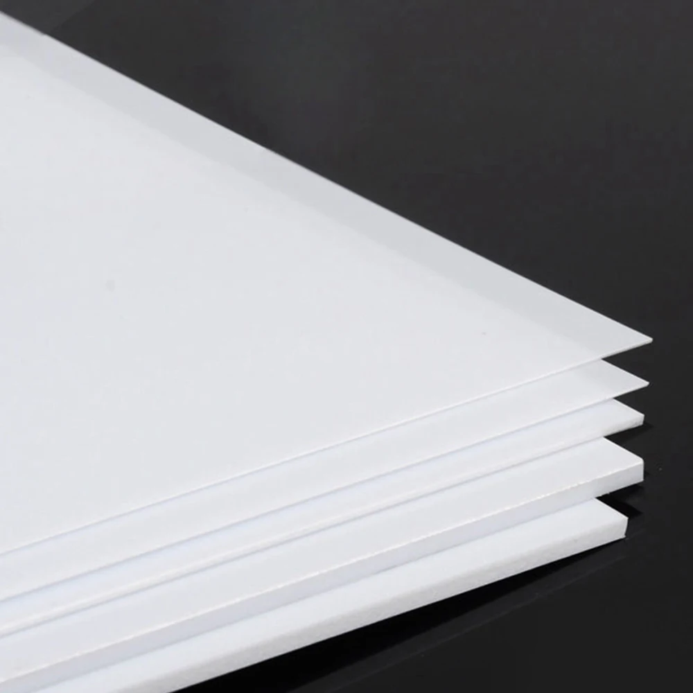5Pcs/set ABS Board Hard Plastic Sheets Plate Board Assembly Model Building Accessories Model Hobby DIY Mica Plate