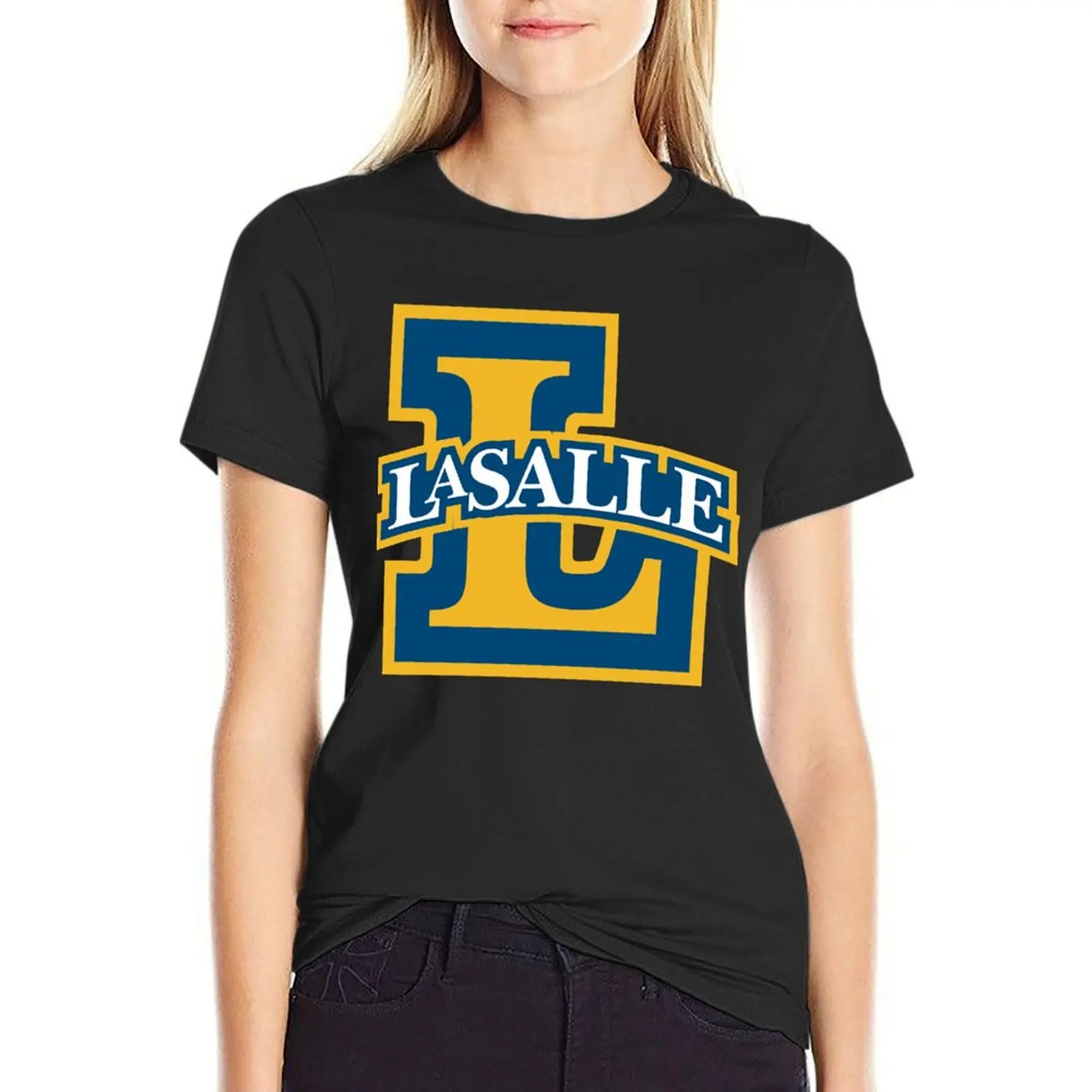 The La Salle Explorers T-Shirt cute clothes lady clothes graphics oversized workout shirts for Women