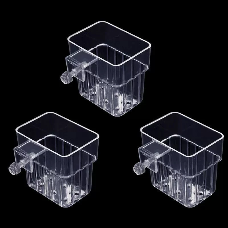Transparent Hanging Aquarium Plant Holder for Aquatic Cultivation and Decoration