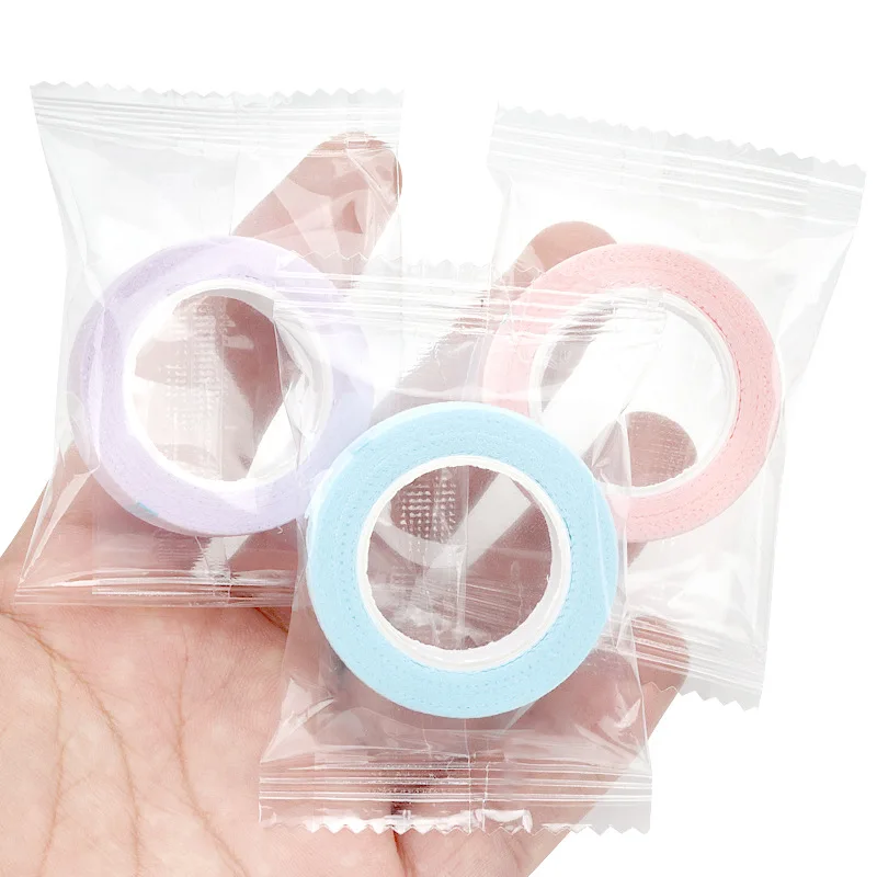 4 Pcs Eyelash Extension Lint Free Eye Pads Makeup Tape for Grafting False Lash