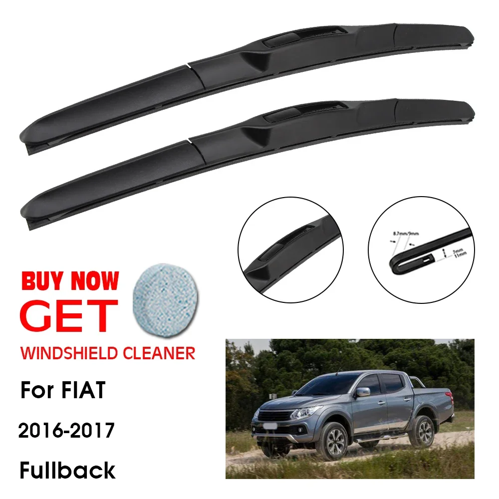 Spazzola Tergicristallo Per Auto Per Fiat Fullback 22 "+ 18" 2016-2017 Lavavetri Anteriore Parabrezza Spazzole Tergicristallo Accessori