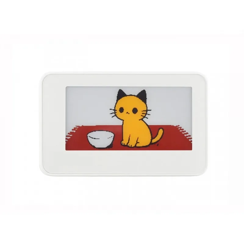 2.13인치 NFC 기반 전자종이(G), 빨간색/노란색/검은색/흰색 4색 디스플레이, 배터리 없음, 무선 전원 공급 및 데이터 전송