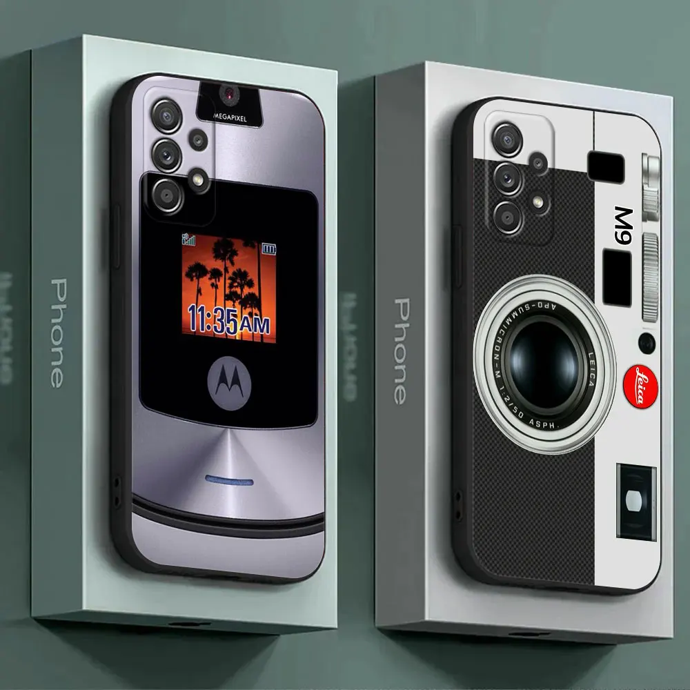 Retro Music Tapes Circuit Board Camera Design Protective Phone Case Cover