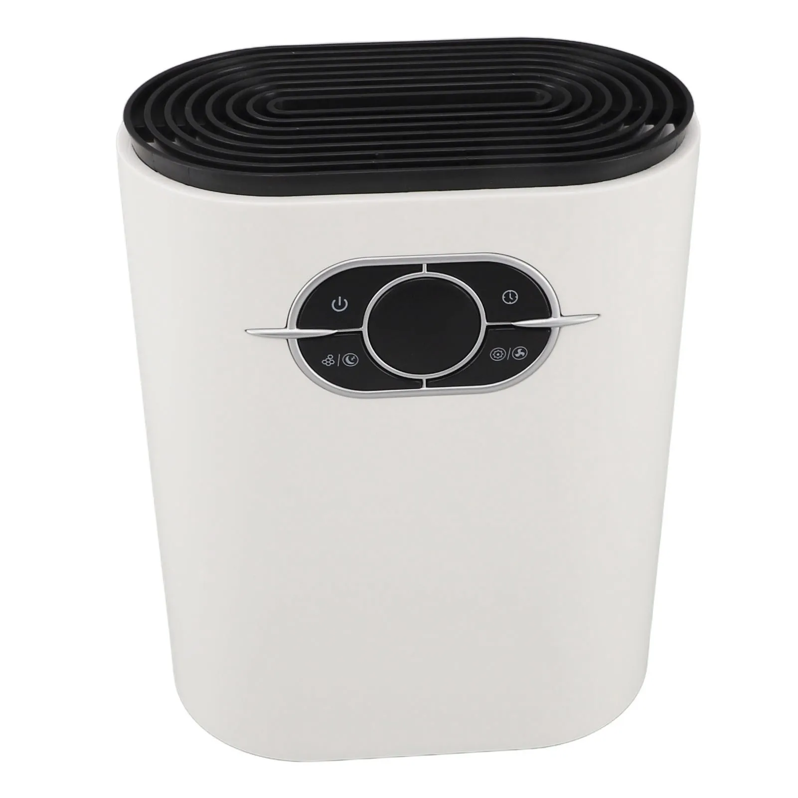 Small Quiet Dehumidifier, Sleep Mode Quiet 100-240V Efficient Basement Dehumidifier ABS 1.2L with Drain Hose for Bedroom