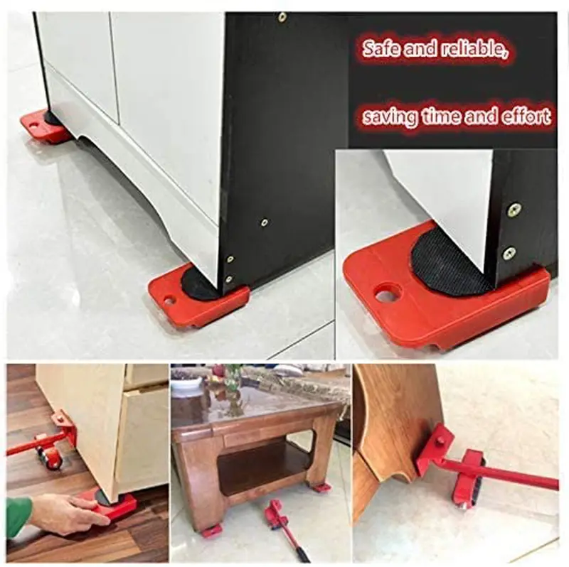 Heavy Duty Furniture Lifter Appliance Moving and Lifting System Adjustable Height Lifting Tool for Easy Safe Moving Tools - Image 6