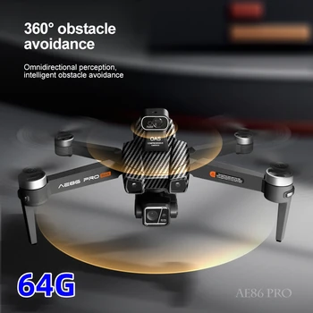 AE86 PRO Max + Drone professionale con fotocamera HD 8K Gimbal a 3 assi Fotografia aerea Evitamento ostacoli FPV GPS Dron RC Quadcopter