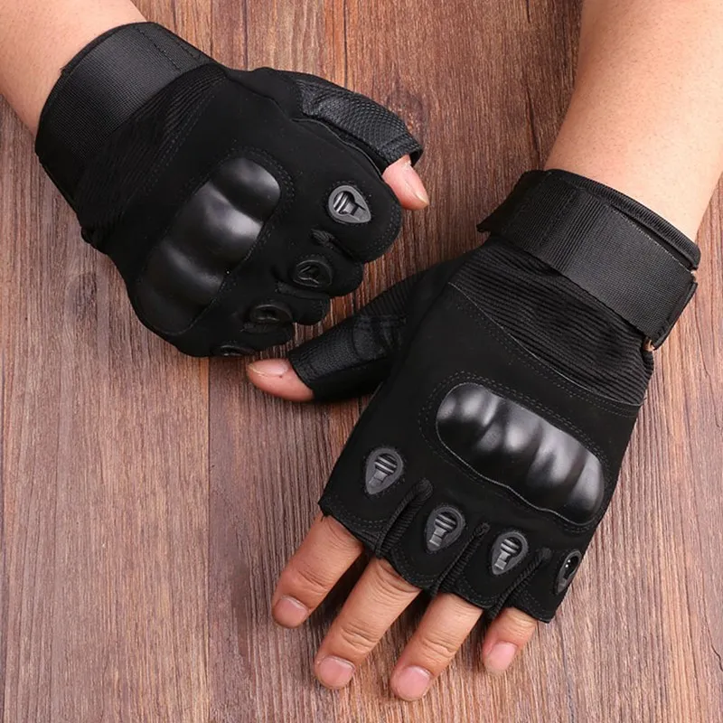 Description Picture 4 of itemHalf Finger Men's Gloves Outdoor Non-slip Wear-resis Gloves Sports Shooting Hunting Airsoft Motorcycle Cycling Gloves Bike Glove