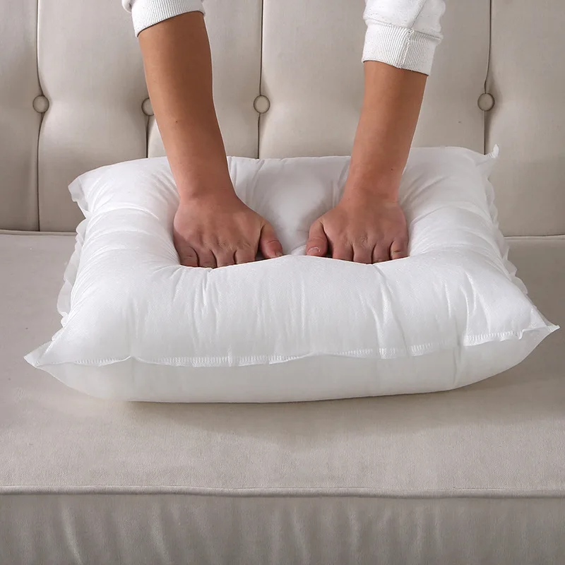 45x45/50x50/55x55cm Home Cushion Inner Pure White Cushion Core Soft Head Pillow Inner PP Cotton Filler Health Care Padding Fill 2