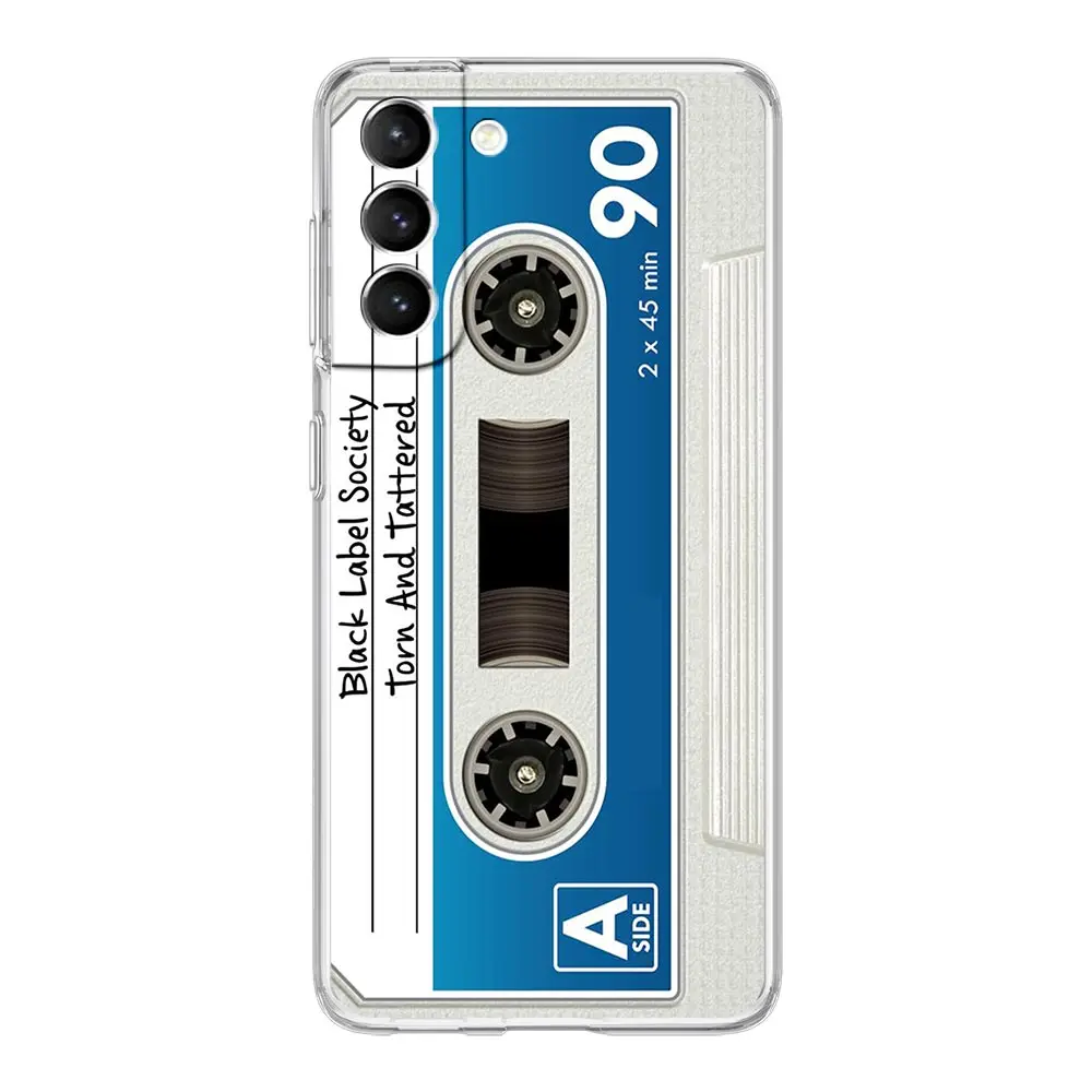 Retro Magnetic Cassette Clear Phone Case Cover