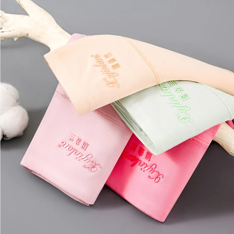 

2023 New Women Cotton Modal Graphene Antibacterial Panties High Waist Tummy Tuck Mid-rise Large Size Shorts Underwear