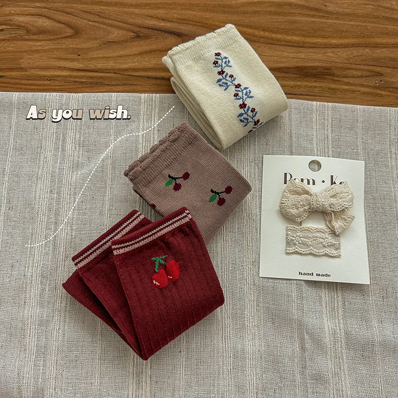 children's socks autumn and winter girls cotton baby accessproes ملابس اطفال одежда для новорождëных bebê 4 S3a5690a71dac4c7bbc47180d78799bb8z