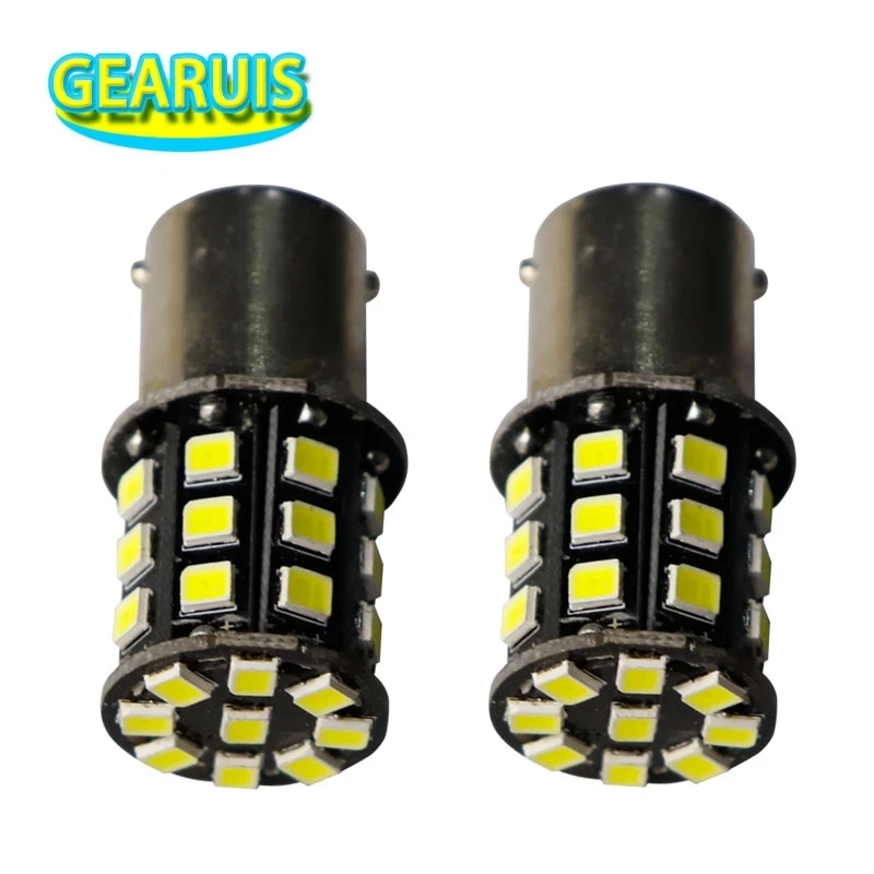 

10 шт. P21W S25 1156 BA15S BAU15S 1157 BAY15D 33 SMD 2835 Светодиодный Вт 7527 1759 светильник тели поворота Передняя Задняя боковая лампа задняя лампа 12 В