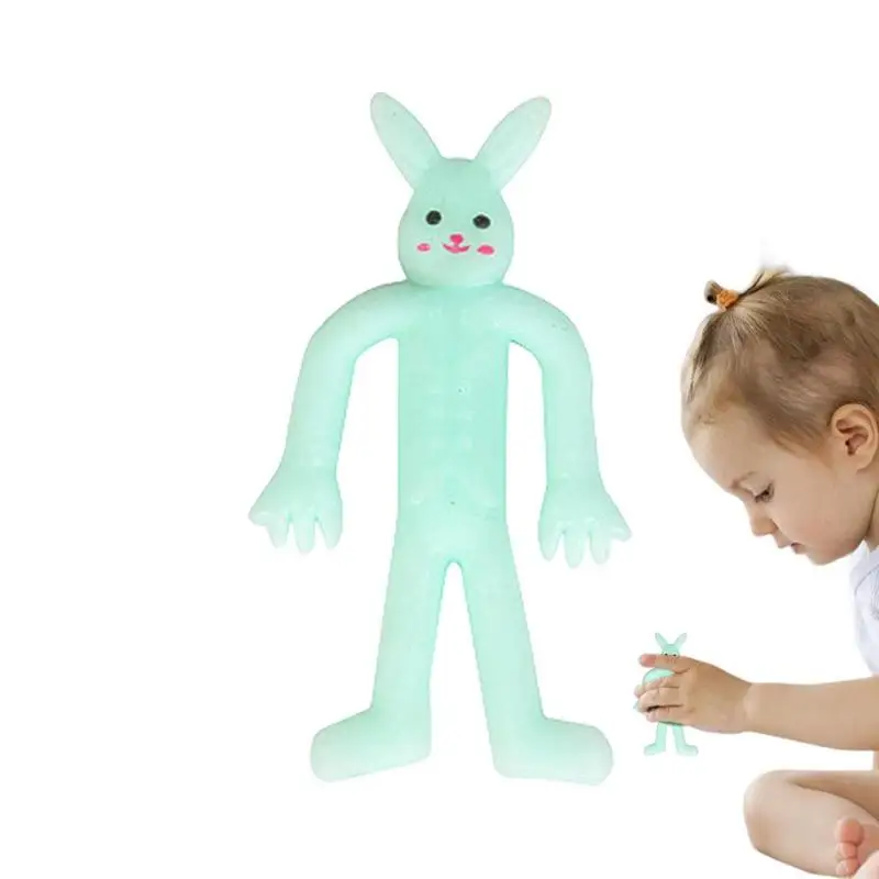 

TPR Stretch Bunny Stretch Toy Bendable Bunny Rabbit Stretchy Toys Stretch Toys Stretch Bunny Toy Made Of Safe And Soft Material