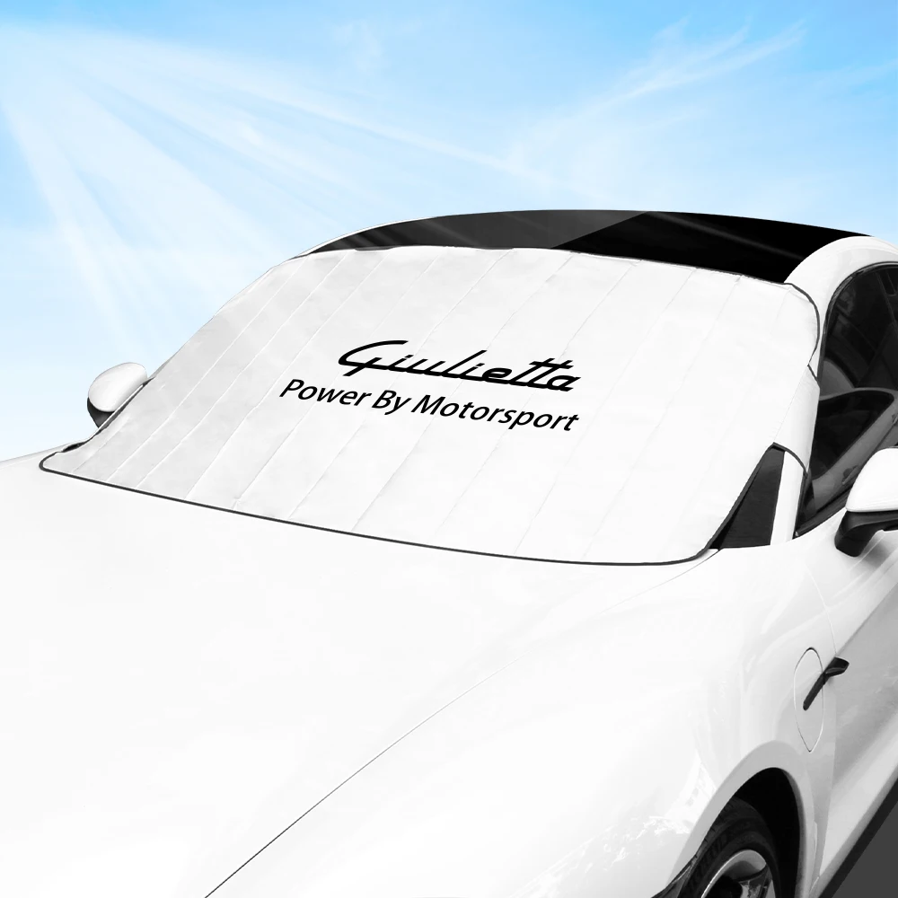 Car Front Windshield Cover Sunshade With Suction Cup For Alfa Romeo Giulietta 940 2010-2015