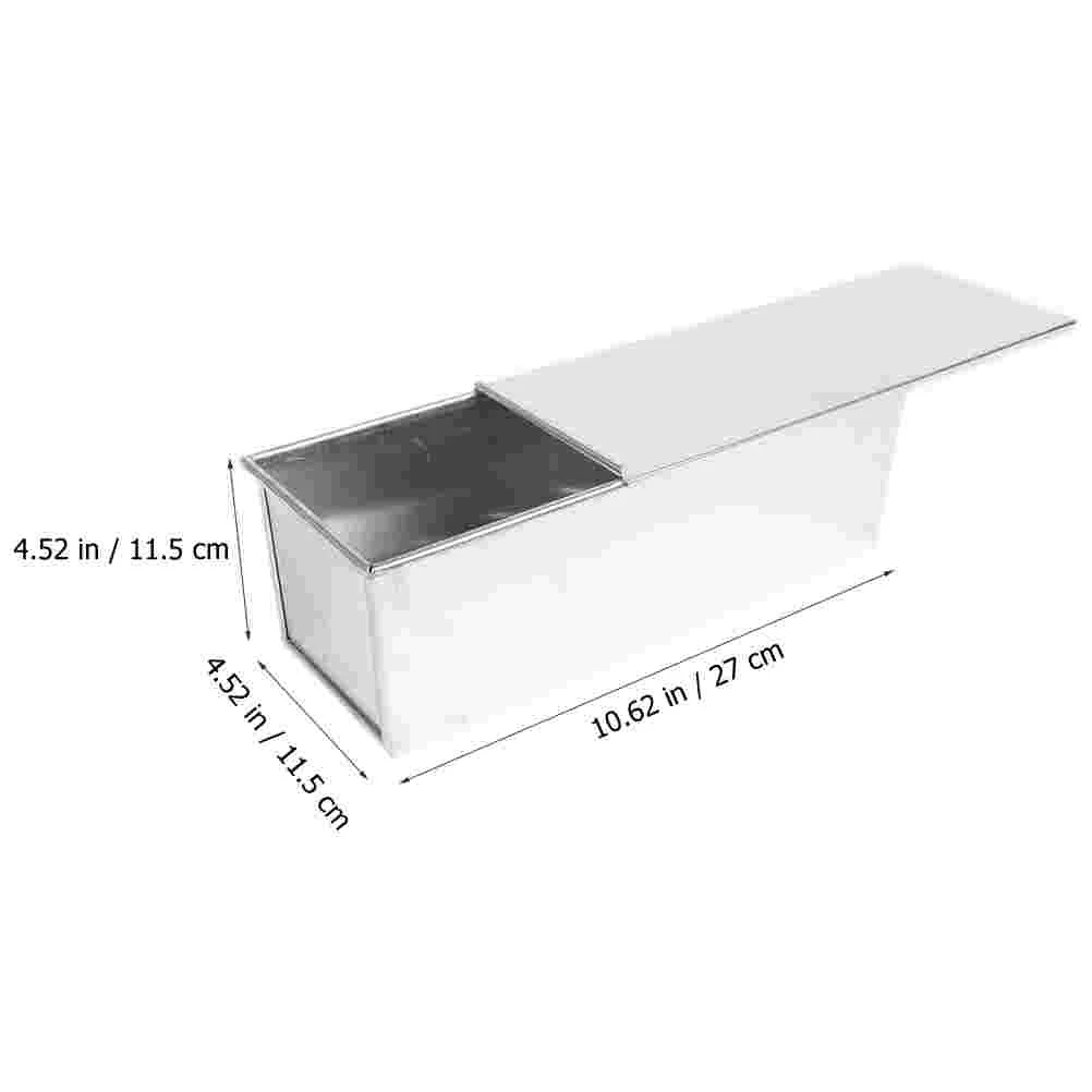 Toast Box Loaf Pan with Lid Metal Bread Aluminum Tray Sandwich Pans Mini Baking Tools Mold for baking pan baking pan tray bread mold bread baking pan