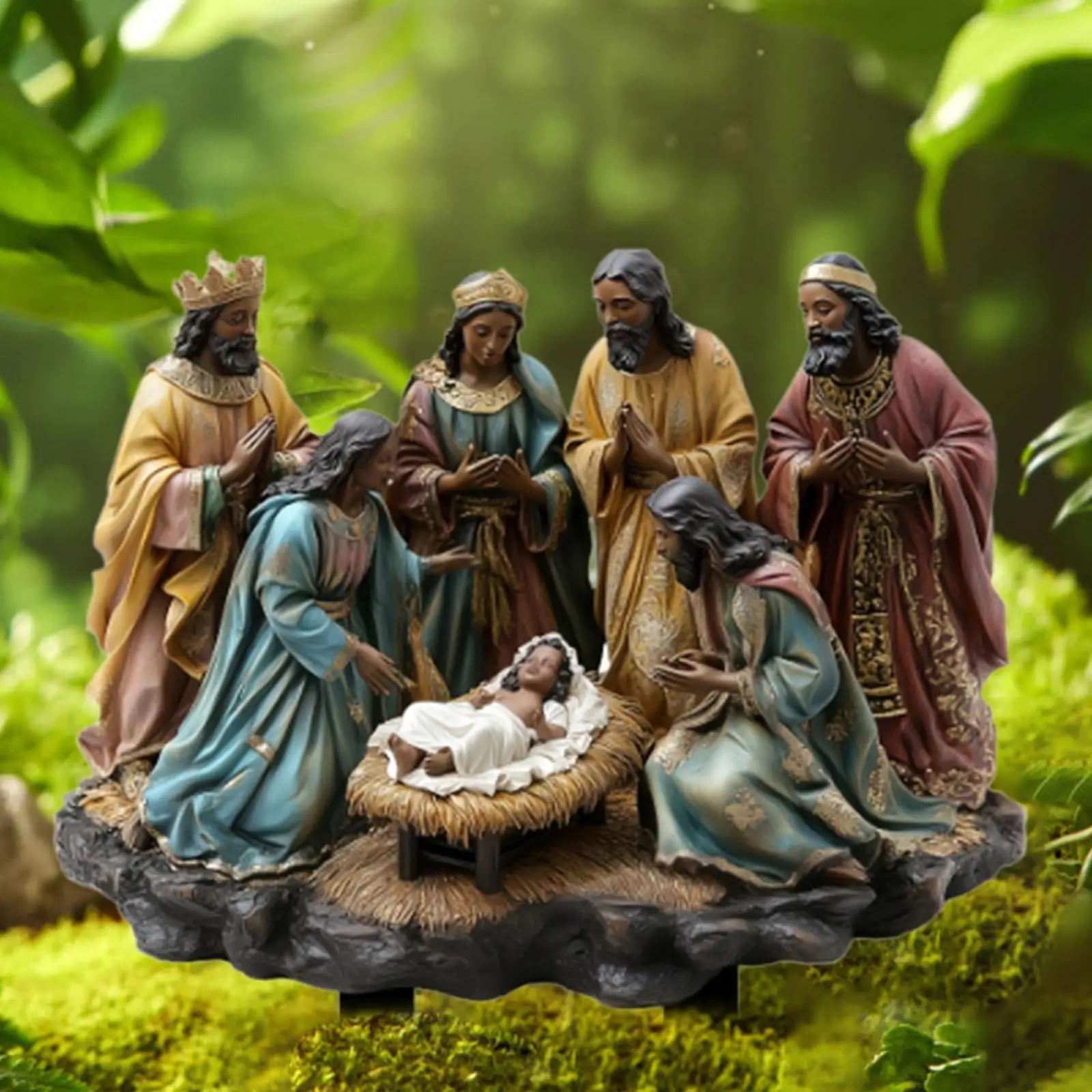 Christmas Yard Sign Stake Decor Flowerbed Decor Walkway Patio Landscape 2D Party Acrylic Decor Lawn Jesus Nativity Scene Stake Christmas Yard Sign Stake Decor Flowerbed Decor Walkway Patio Landscape 2D Party Acrylic Decor Lawn Jesus Nativity Scene Stake