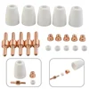 20 PCS Consumables For Plasma Cutter CUT40/50 Electrodes Tips Kits PT-31 Cutting Accessories Series Good Capacity 1