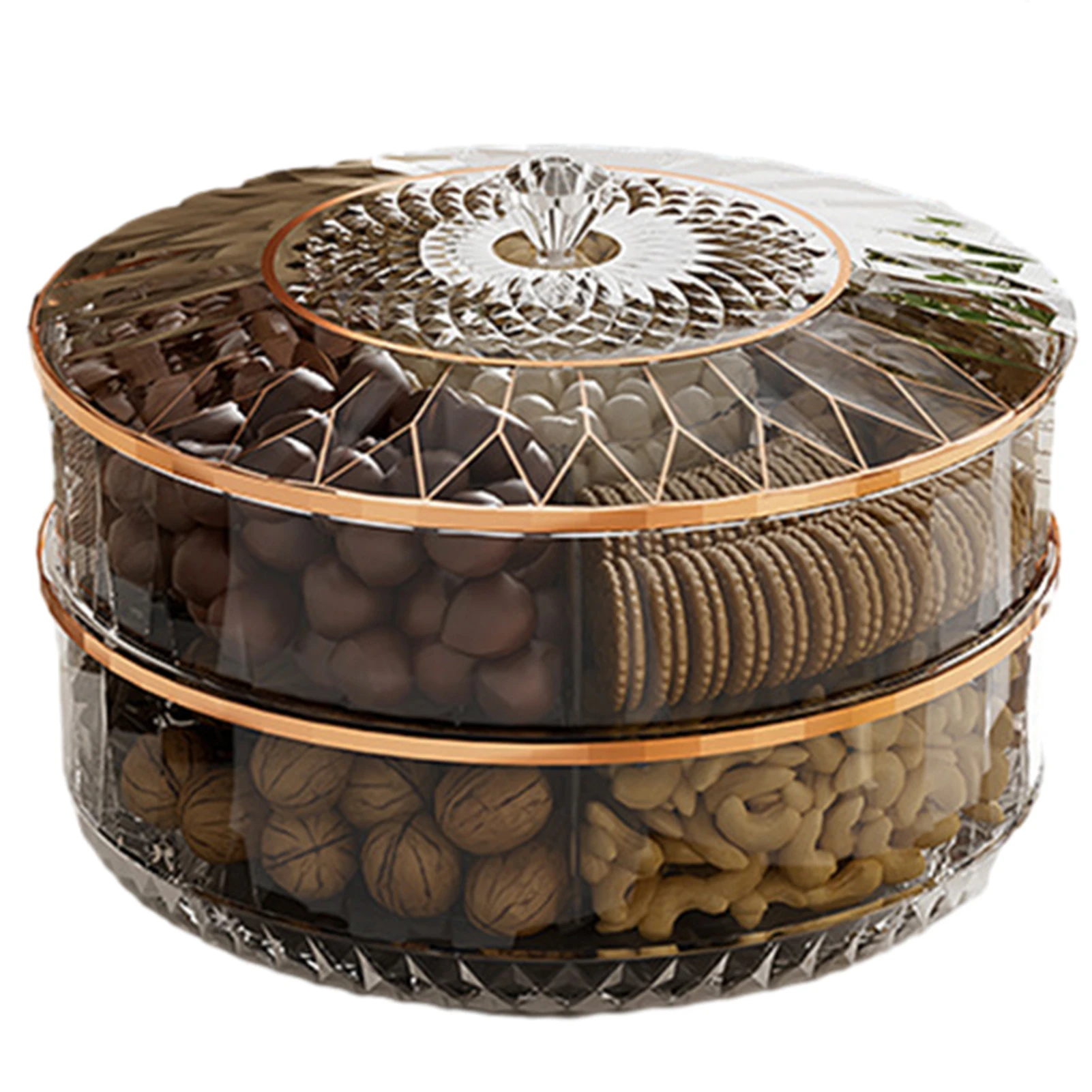 Rotatable Stackable Fruit Tray and Candy Storage Container