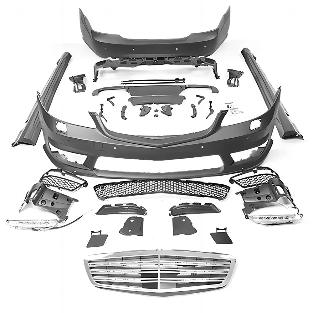

Полный комплект кузова для Benz S Class W221 06-13 S300 S320 S350 S400 S420 S450, обновление до S65, боковые юбки переднего и заднего бампера